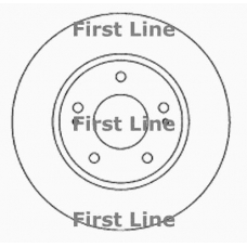 FBD1696 FIRST LINE Тормозной диск