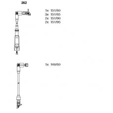 262 BREMI Комплект проводов зажигания