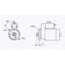 063521240200 MAGNETI MARELLI Стартер