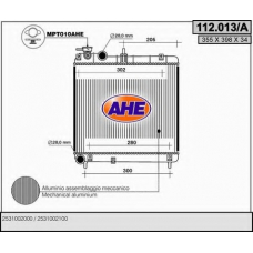 112.013/A AHE Радиатор, охлаждение двигателя