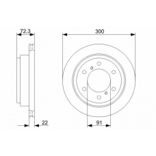 0 986 479 373 BOSCH Тормозной диск