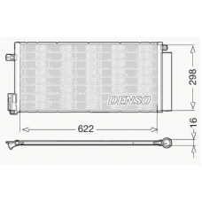 DCN09110 DENSO Конденсатор, кондиционер