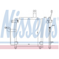 94423 NISSENS Конденсатор, кондиционер
