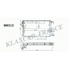 80021z KLAXCAR FRANCE Радиатор, охлаждение двигателя