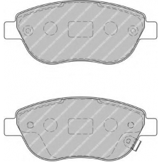 FSL1919 FERODO Комплект тормозных колодок, дисковый тормоз