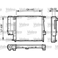 731511 VALEO Радиатор, охлаждение двигателя