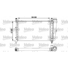 730489 VALEO Радиатор, охлаждение двигателя