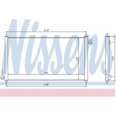 94485 NISSENS Конденсатор, кондиционер