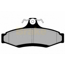 PA1191 BRAKE ENGINEERING Комплект тормозных колодок, дисковый тормоз