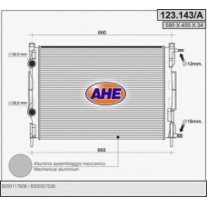 123.143/A AHE Радиатор, охлаждение двигателя