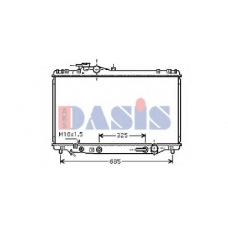 210136N AKS DASIS Радиатор, охлаждение двигателя