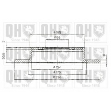 BDC4892 QUINTON HAZELL Тормозной диск