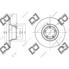 BD1471 DJ PARTS Тормозной диск