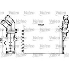 812006 VALEO Теплообменник, отопление салона