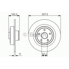 0 986 479 724 BOSCH Тормозной диск