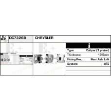 DC73268 EDR Тормозной суппорт