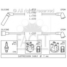 4.7179 FACET Ккомплект проводов зажигания