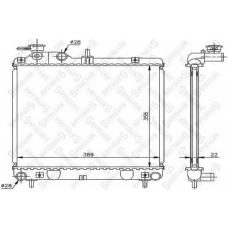 10-26608-SX STELLOX Радиатор, охлаждение двигателя
