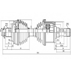 AW1530389 AYWIPARTS Приводной вал