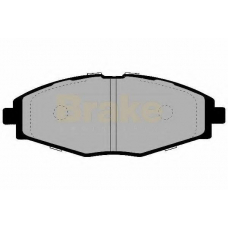 PA1192 BRAKE ENGINEERING Комплект тормозных колодок, дисковый тормоз