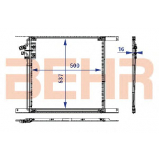 7500194 BEHR Condenser