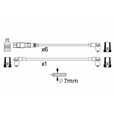 0 986 356 301 BOSCH Комплект проводов зажигания