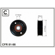 81-98 CAFFARO Натяжной ролик, поликлиновой  ремень