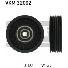 VKM 32002 SKF Паразитный / ведущий ролик, поликлиновой ремень