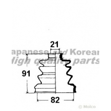 0864-0005 ASHUKI Комплект пылника, приводной вал