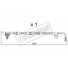 SU.255 TRUSTING Сигнализатор, износ тормозных колодок