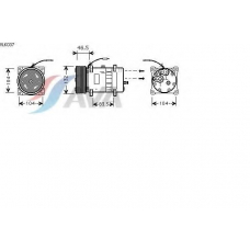 VLK037 AVA Компрессор, кондиционер