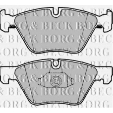 BBP2224 BORG & BECK Комплект тормозных колодок, дисковый тормоз