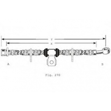 PHD196 TRW Тормозной шланг