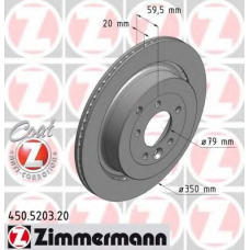450.5203.20 ZIMMERMANN Тормозной диск