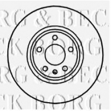 BBD5819S BORG & BECK Тормозной диск