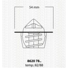 8620 7888 TRISCAN Термостат, охлаждающая жидкость