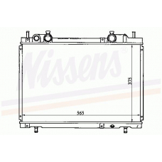 61793A NISSENS Охладитель, охлаждение двигателя