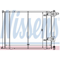 63978 NISSENS Радиатор, охлаждение двигателя