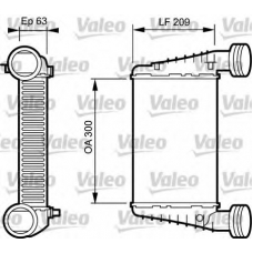 818812 VALEO Интеркулер