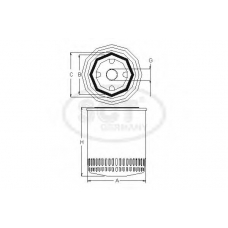 SM 5701 SCT Масляный фильтр