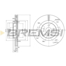 DBB532V BREMSI Тормозной диск