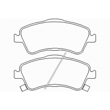 P 83 081 BREMBO Комплект тормозных колодок, дисковый тормоз