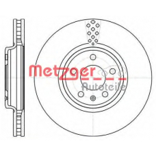 61110.10 METZGER Тормозной диск