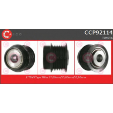 CCP92114 CASCO Ременный шкив, генератор