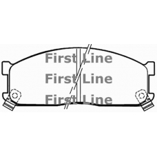 FBP1452 FIRST LINE Комплект тормозных колодок, дисковый тормоз