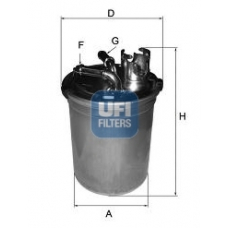 24.451.00 UFI Топливный фильтр