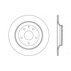 BDR2705.10 OPEN PARTS Тормозной диск