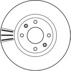 562129BC BENDIX Тормозной диск