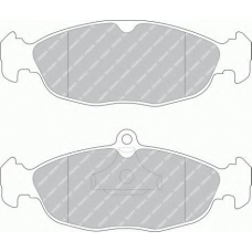 FQT732 FERODO Комплект тормозных колодок, дисковый тормоз