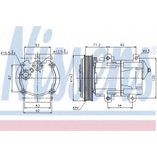 89059 NISSENS Компрессор, кондиционер